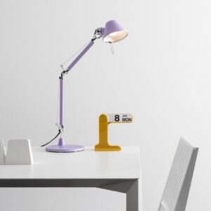 Lampa stołowa Artemide Tolomeo Micro kolor lawendowy