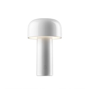Lampa stołowa FLOS LED z akumulatorem Bellhop biała 21 cm ściemniana IP54