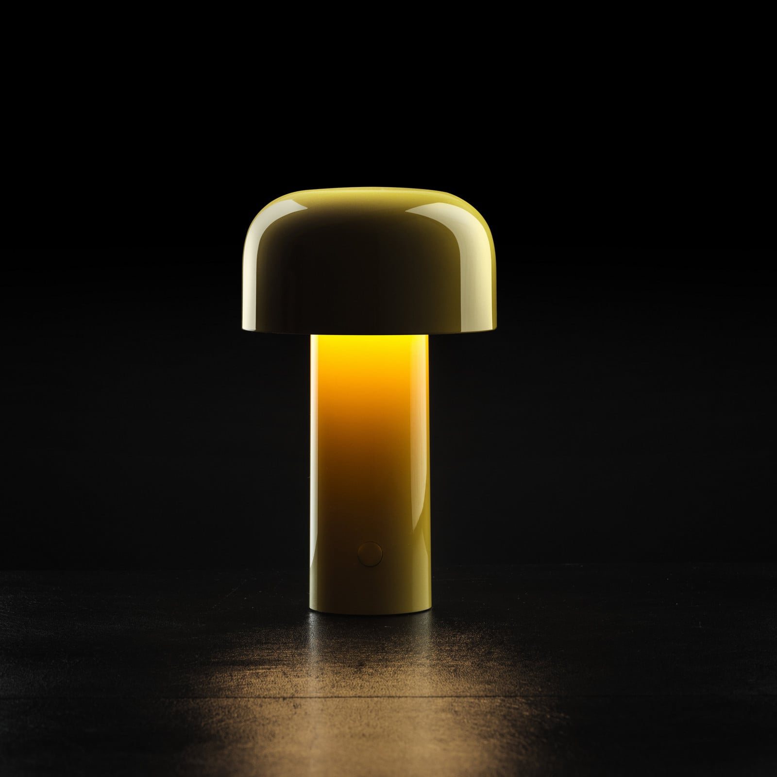 Lampa stołowa Flos LED z akumulatorem Bellhop żółta 21 cm ściemniana IP54