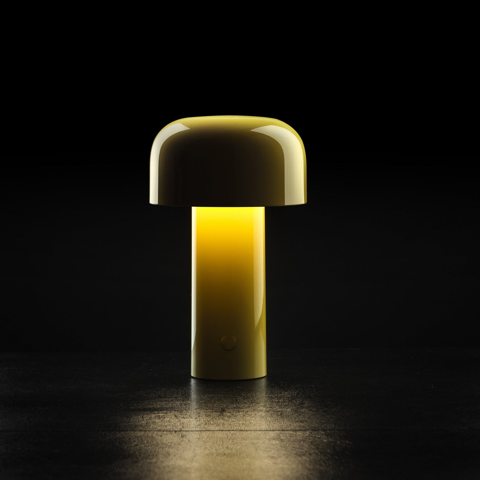 Lampa stołowa Flos LED z akumulatorem Bellhop żółta 21 cm ściemniana IP54