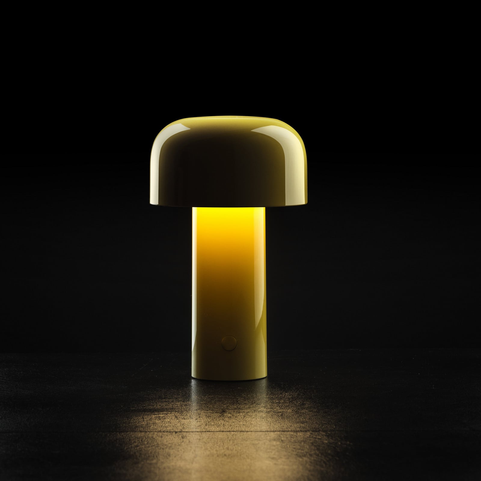 Lampa stołowa Flos LED z akumulatorem Bellhop żółta 21 cm ściemniana IP54
