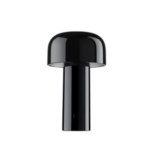 Lampa stołowa FLOS LED z akumulatorem Bellhop czarna 21 cm ściemniana IP54