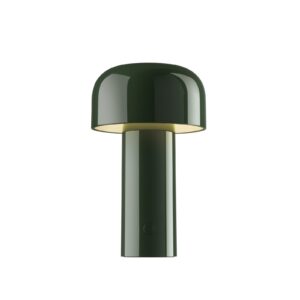 Lampa stołowa FLOS LED z akumulatorem Bellhop zielona 21 cm ściemniana IP54