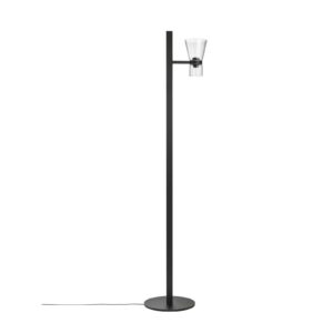 Lampa stojąca LED Flos Nocturne F1 Cone czarna 1-punktowa 206 cm