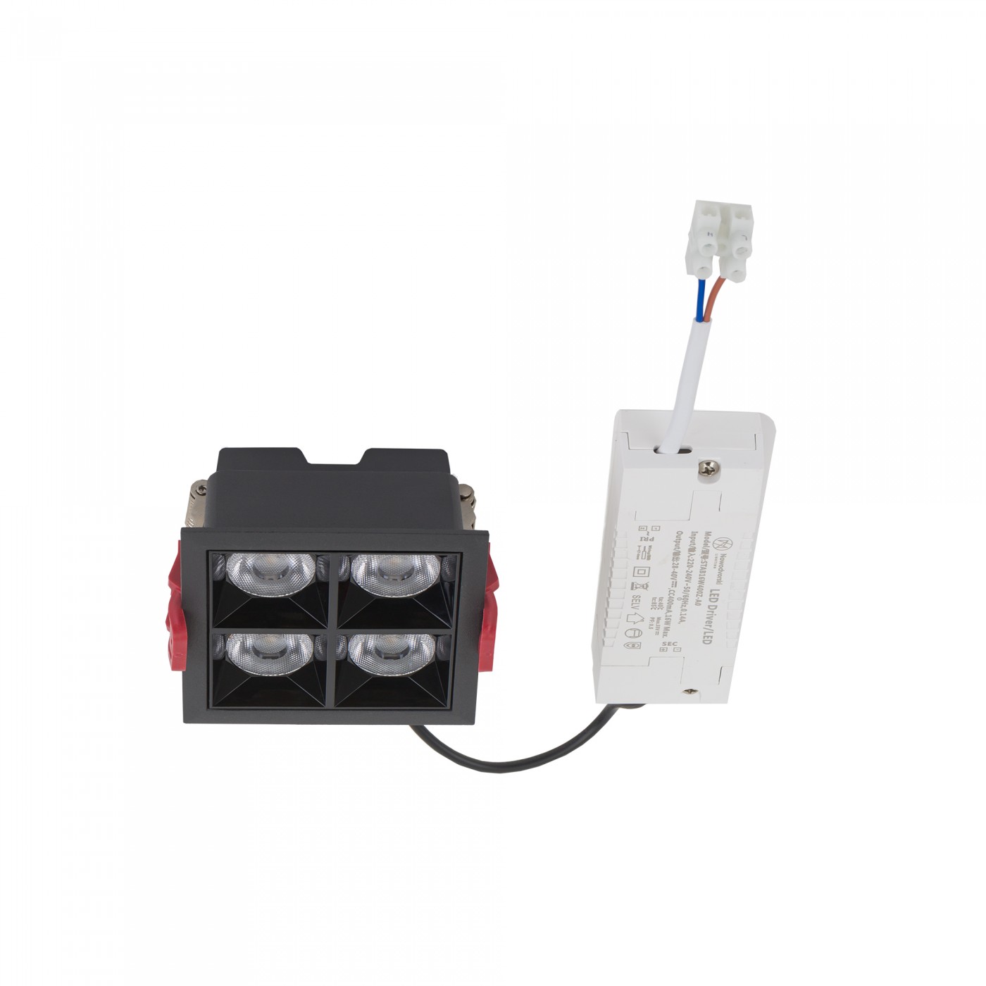 Oprawa podtynkowa LED, MIDI czarna, 16 lub 20 W, CRI >90 5 Oprawa podtynkowa LED, MIDI czarna, 16 lub 20 W, CRI >90 – zdjęcie 5