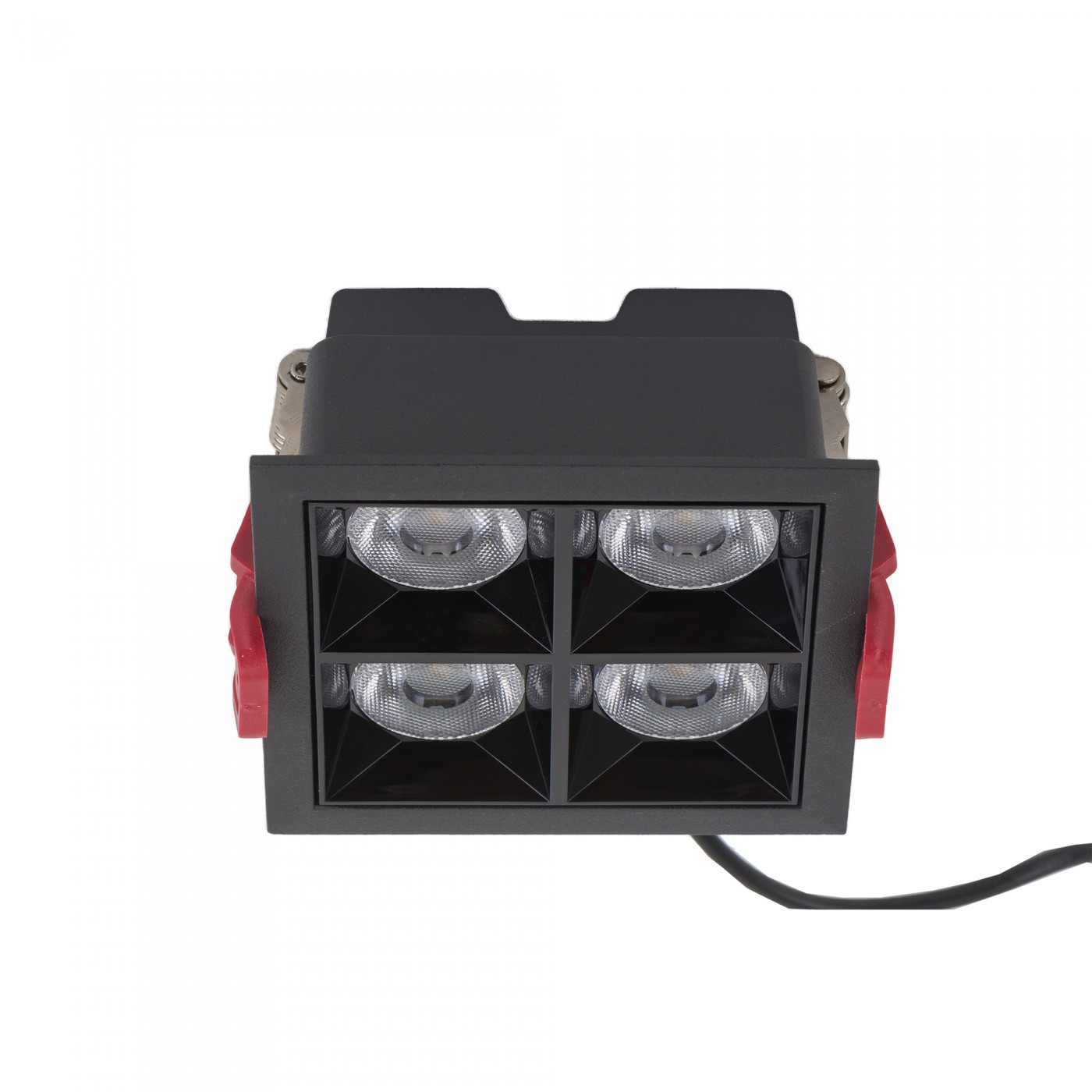Oprawa podtynkowa LED, MIDI czarna, 16 lub 20 W, CRI >90 1 Oprawa podtynkowa LED, MIDI czarna, 16 lub 20 W, CRI >90