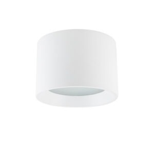 Plafon łazienkowy GX53, biały cylinder, 10 cm, IP54 – zdjęcie 1