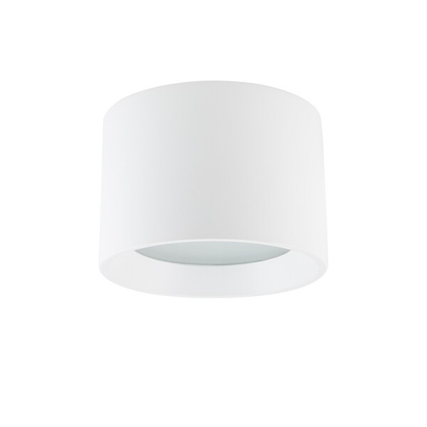 Plafon łazienkowy GX53, biały cylinder, 10 cm, IP54 1 Plafon łazienkowy GX53, biały cylinder, 10 cm, IP54 – zdjęcie 1