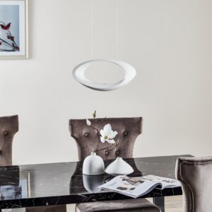 Biała lampa wisząca LED Cabildo 2700 K