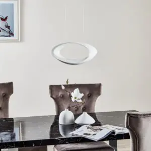 Biała lampa wisząca LED Cabildo 2700 K