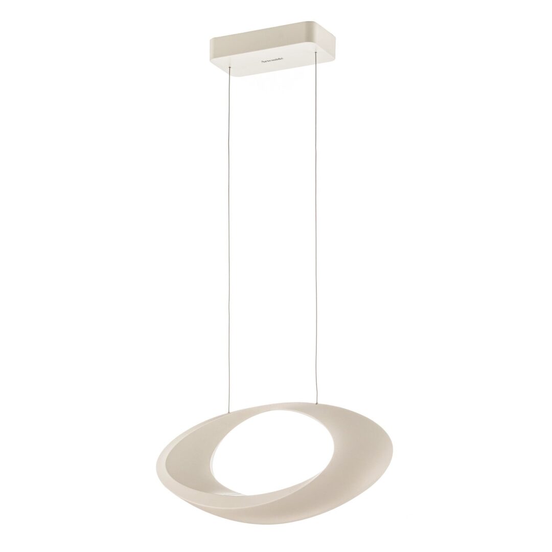 Biała lampa wisząca LED Cabildo 2700 K