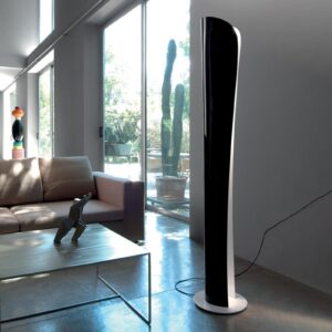Artemide Cadmo czarno-biała lampa stojąca LED 2700 K