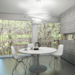 Żyrandol Artemide Pirce 94x97 cm biała