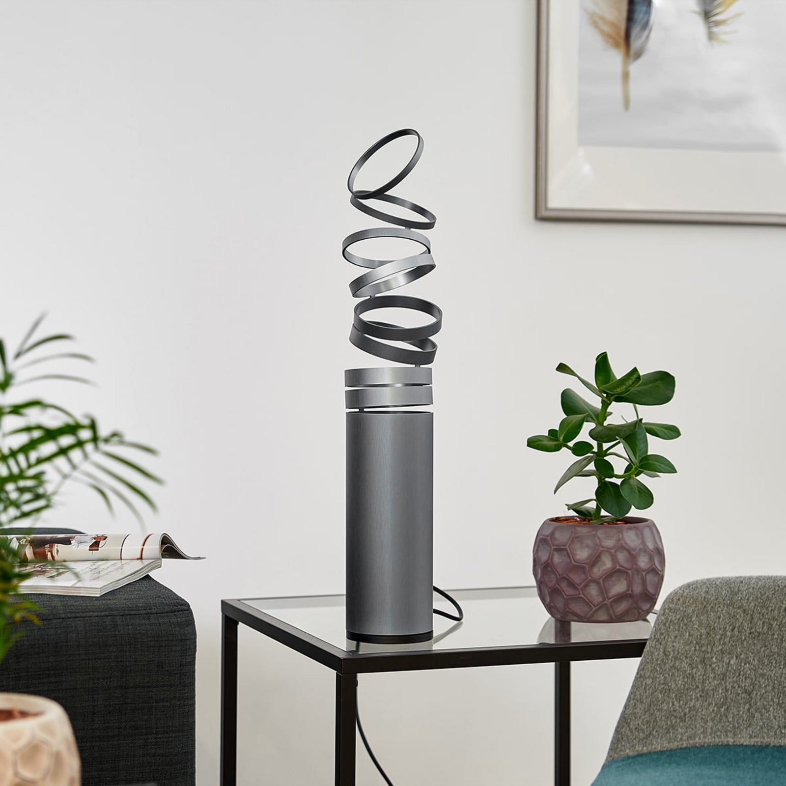 Fantazyjna designerska lampa stołowa Decomposé