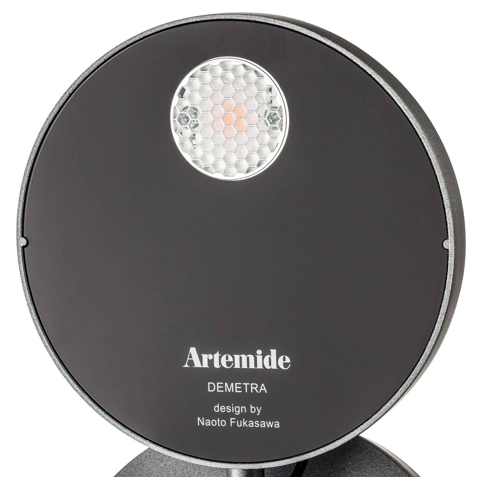 Lampa Ścienna Artemide Demetra Kinkiet LED ściemnialny 2700K szary
