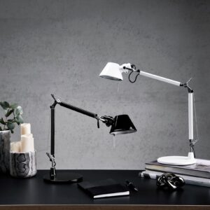 Lampa stołowa Artemide Tolomeo Micro biała