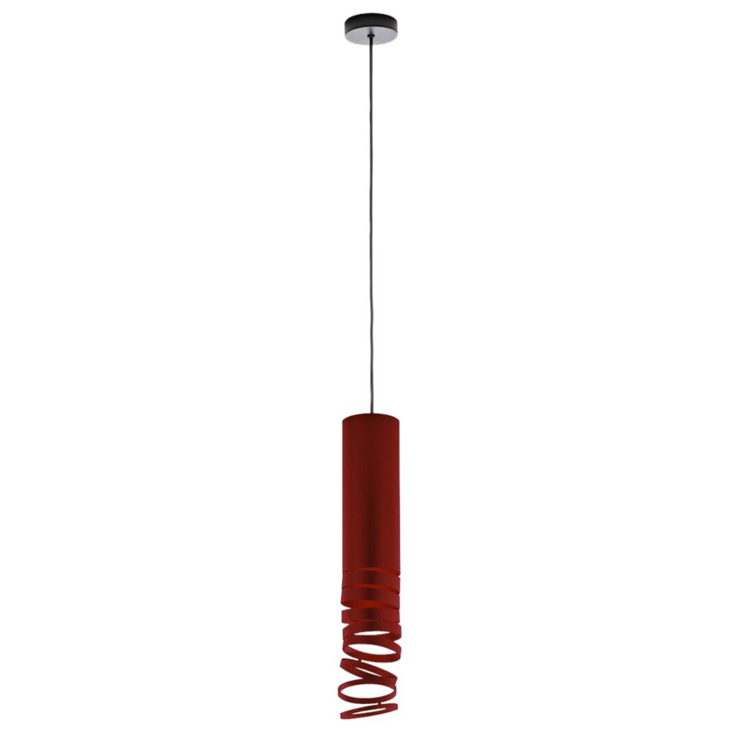Artemide Decomposé 2 Żyrandol Artemide Decomposé czerwony