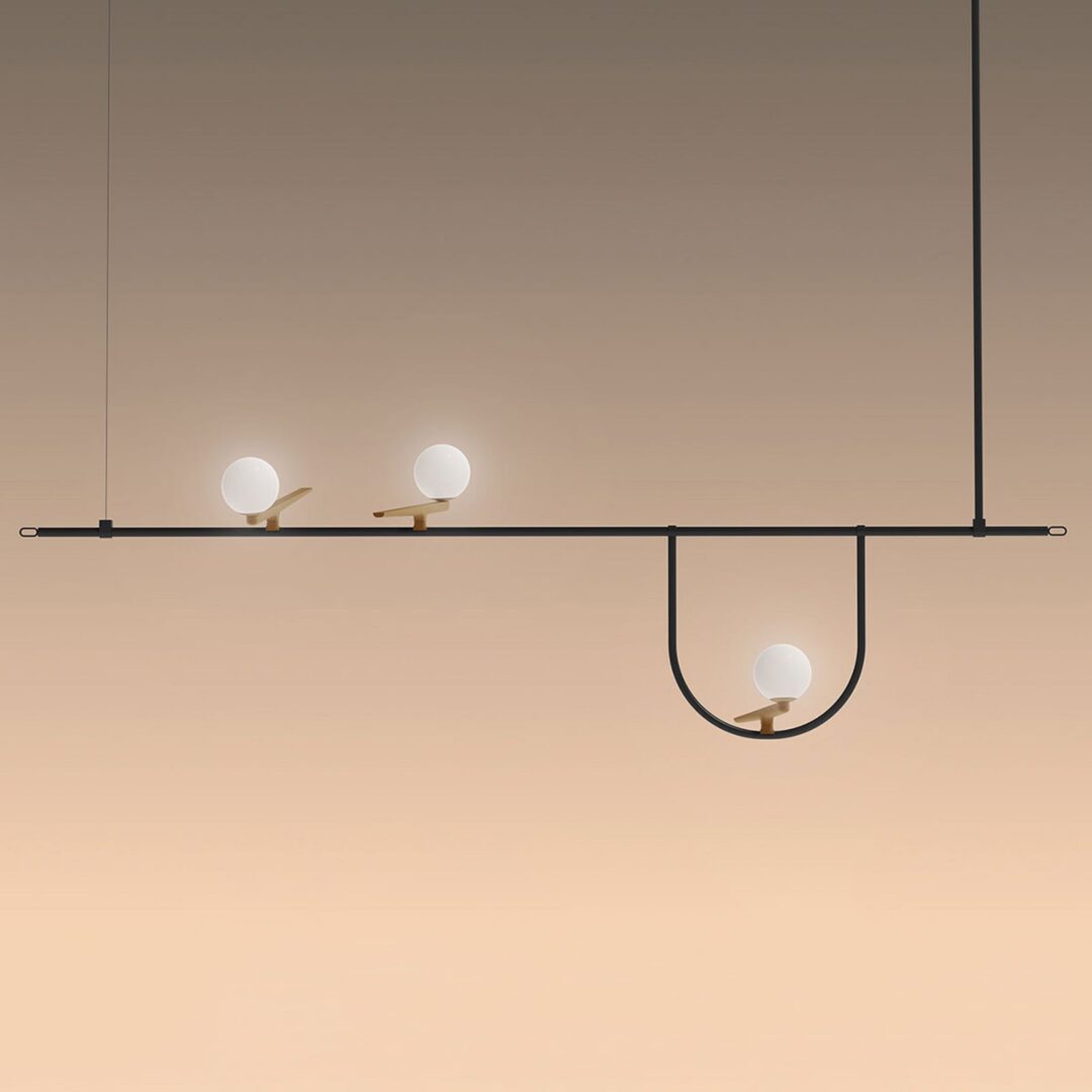 Artemide Yanzi 1 lampa wisząca 3-pkt. ściemniana