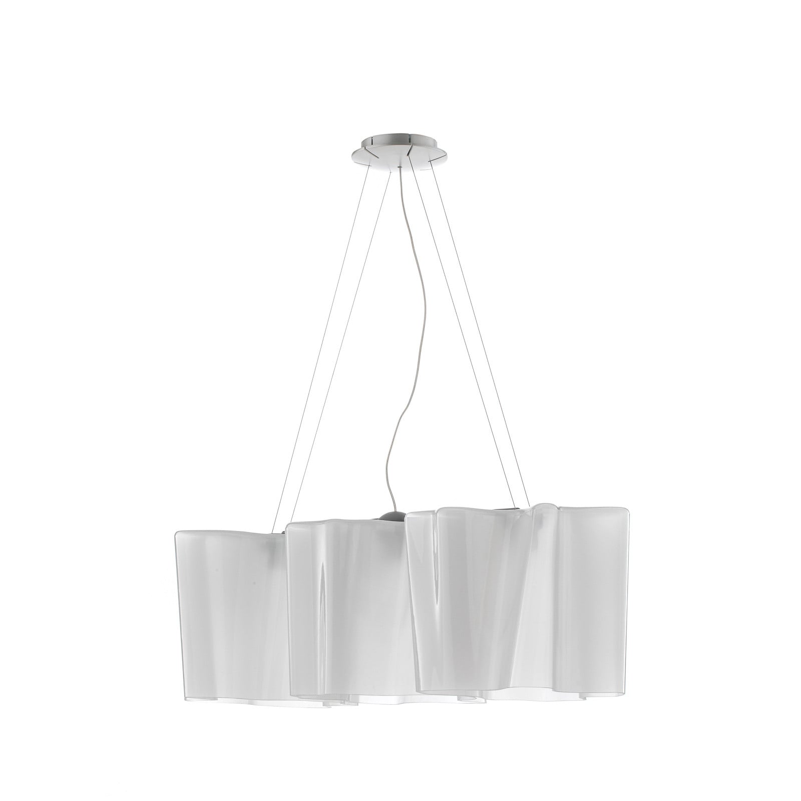 Artemide Logico lampa wisząca 3-pkt. 100 cm biała