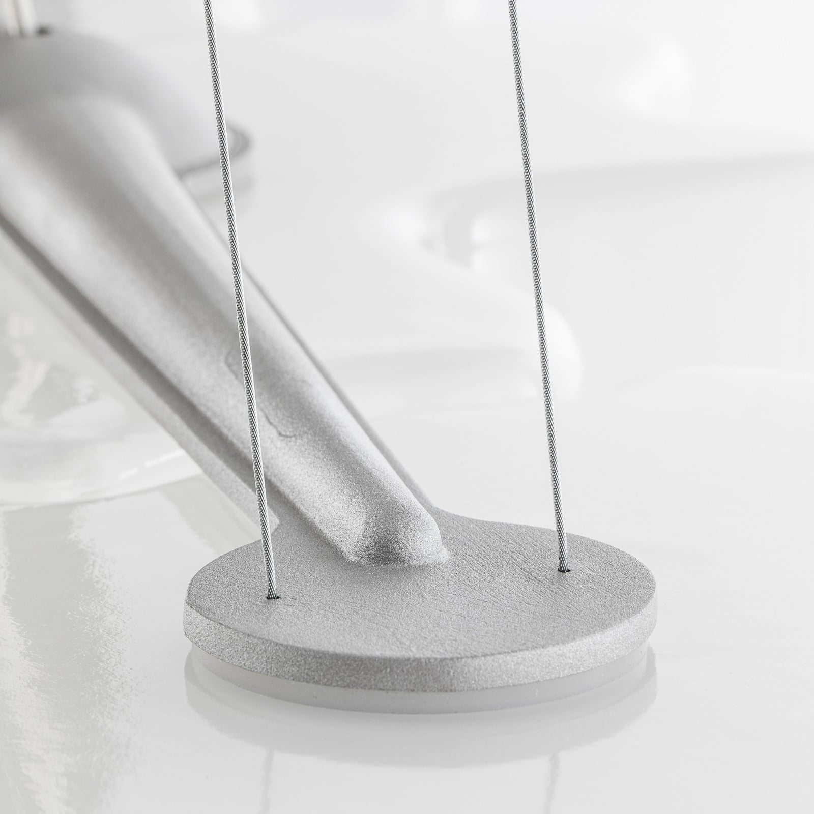 Artemide Logico lampa wisząca 3-pkt. 100 cm biała