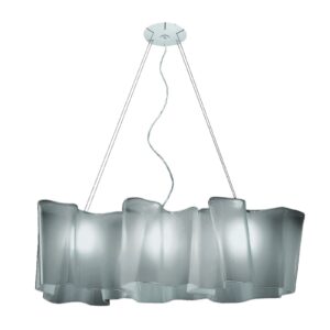 Artemide Logico lampa wisząca 3-pkt. 100 cm szara