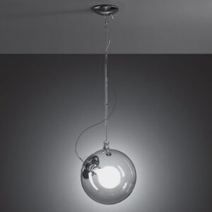 Artemide Miconos szklana lampa wisząca chrom