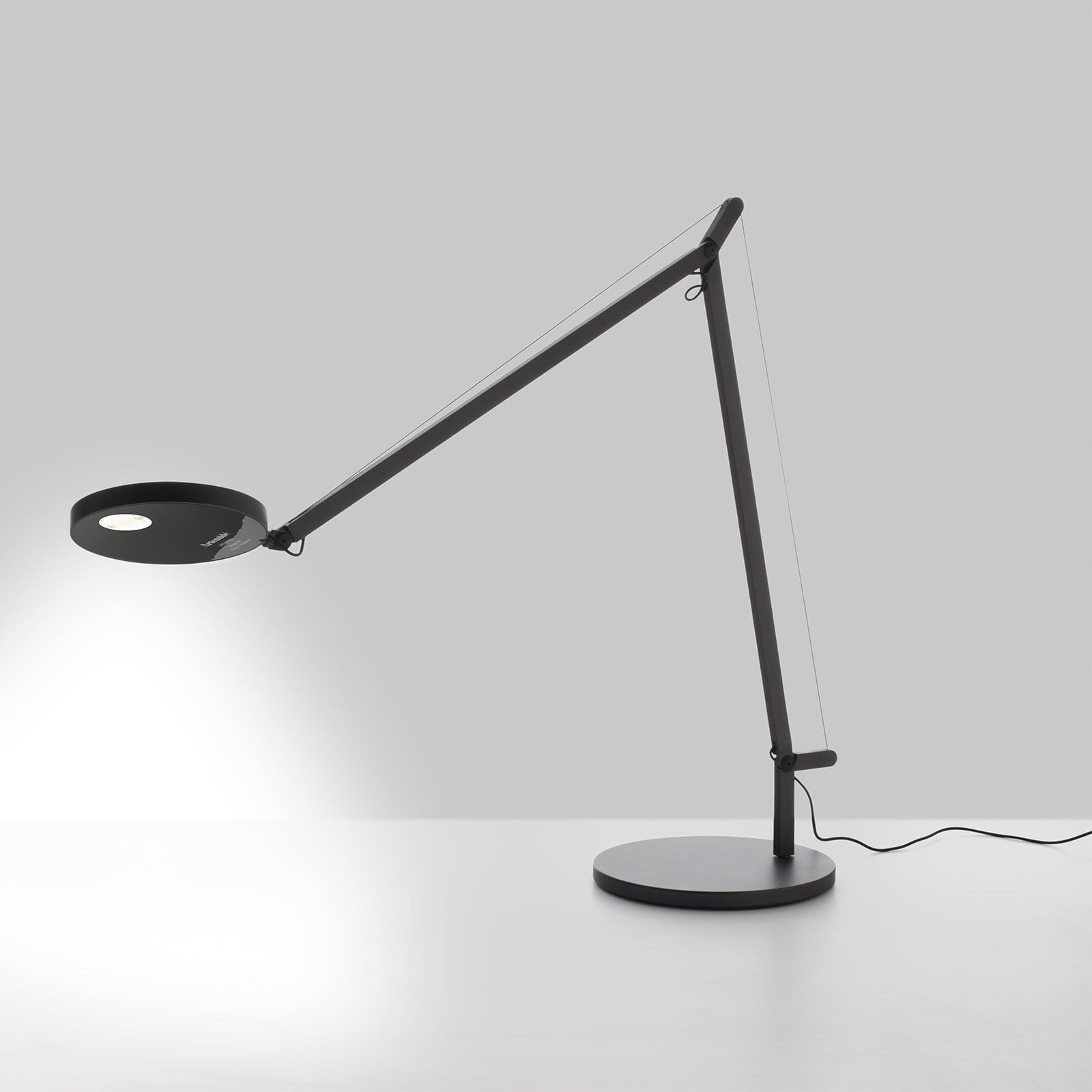 Artemide Demetra Professional lampa stołowa szara