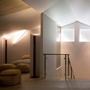 Artemide Ilio lampa stojąca LED czerwona 3 000 K