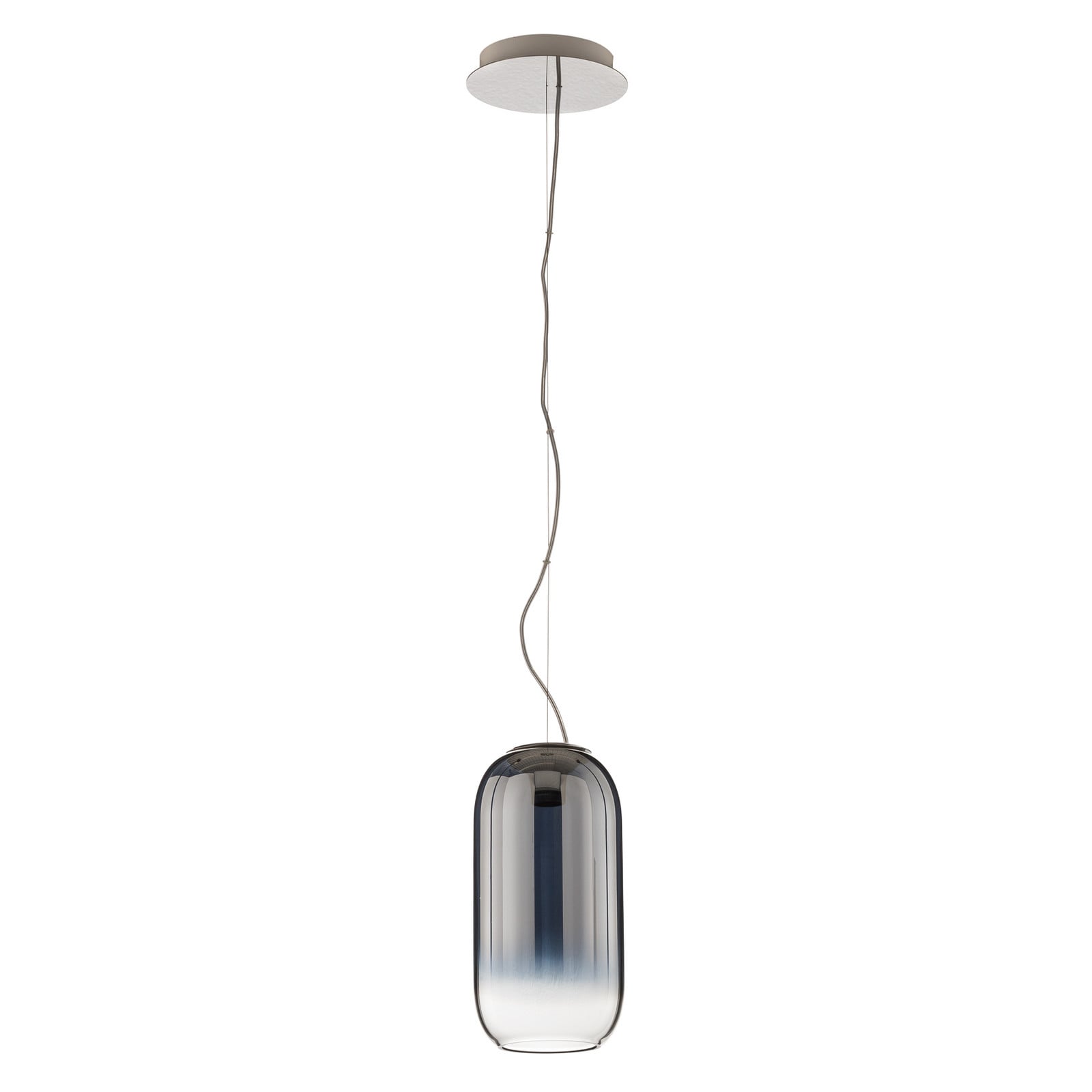 Artemide Gople Mini lampa wisząca srebrna/srebrna