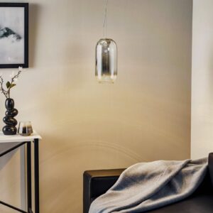 Artemide Gople Mini lampa wisząca srebrna/srebrna
