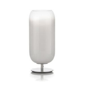 Artemide Gople lampa stołowa biała/srebrna