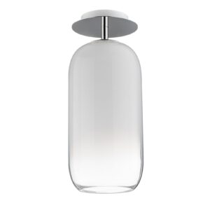 Artemide Gople lampa sufitowa biała/srebrna