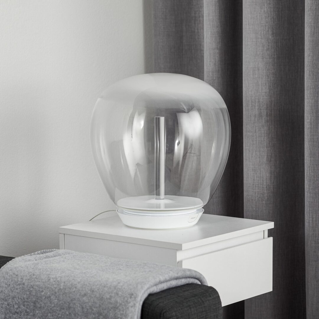 Artemide Empatia szklana lampa stołowa LED Ø 36cm
