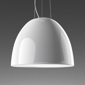 Żyrandol Artemide Nur Gloss sterowany za pomocą aplikacji biała