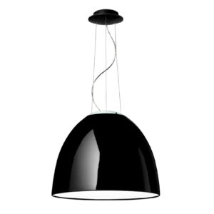 Żyrandol wiszący Artemide Nur Gloss sterowany za pomocą aplikacji czarna