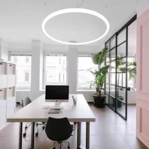 Lama Wisząca Artemide Alfabet światła okrągły przez aplikację 155 cm