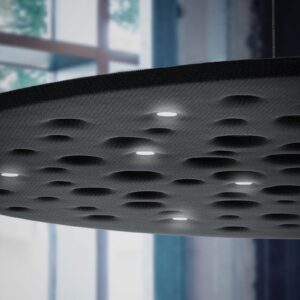 Lampy Wiszące Artemide Silent Field 2.0 up/down czarna