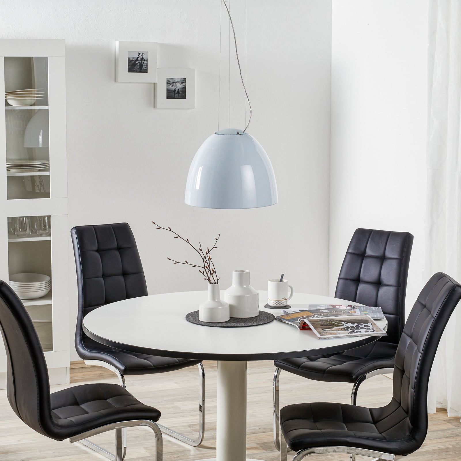 Artemide Nur Mini Gloss lampa wisząca biała
