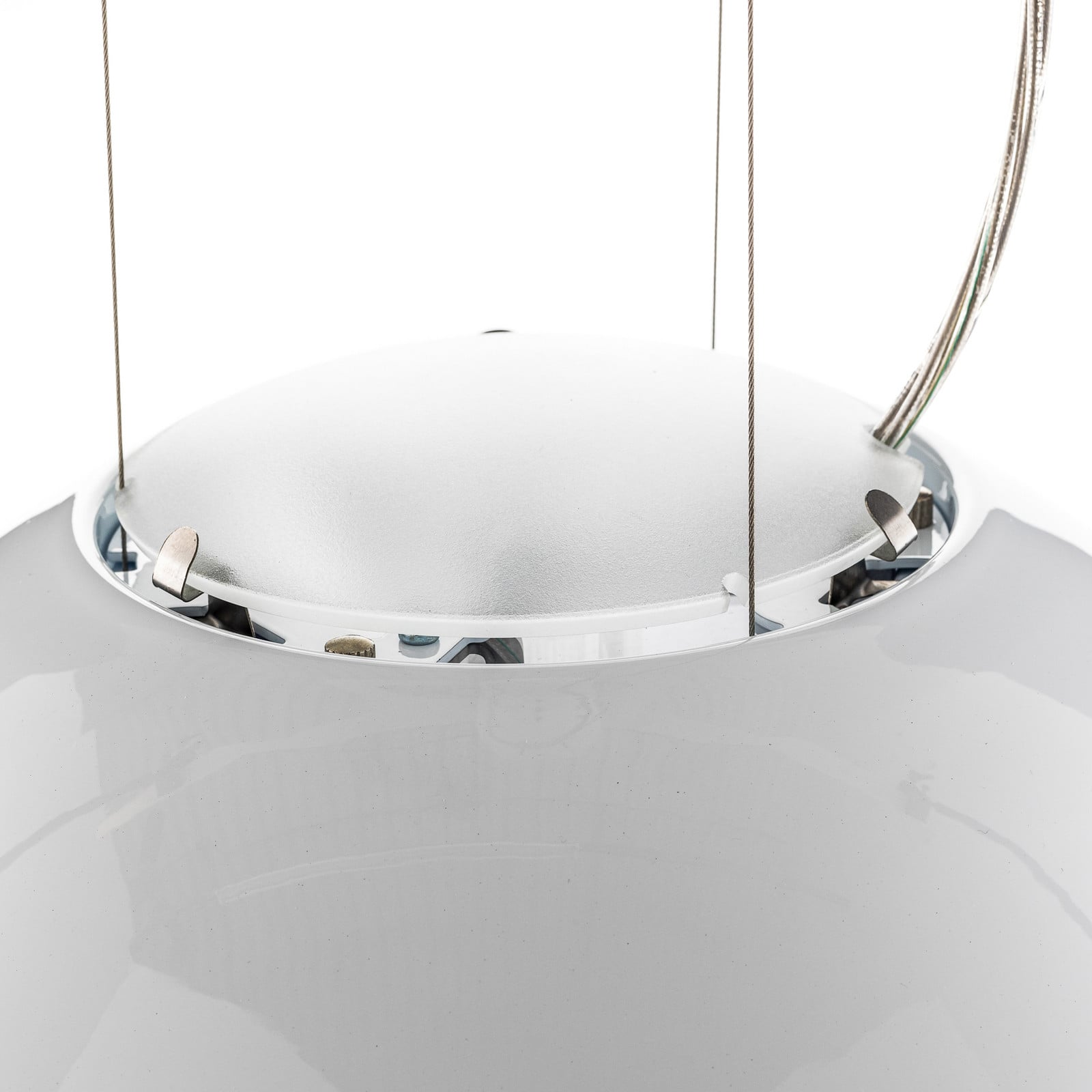Artemide Nur Mini Gloss lampa wisząca biała