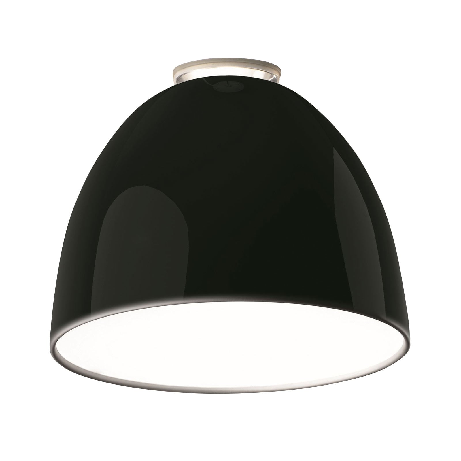 Artemide Nur Mini Gloss lampa sufitowa czarna
