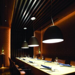 Artemide Nur Mini lampa wisząca LED antracyt
