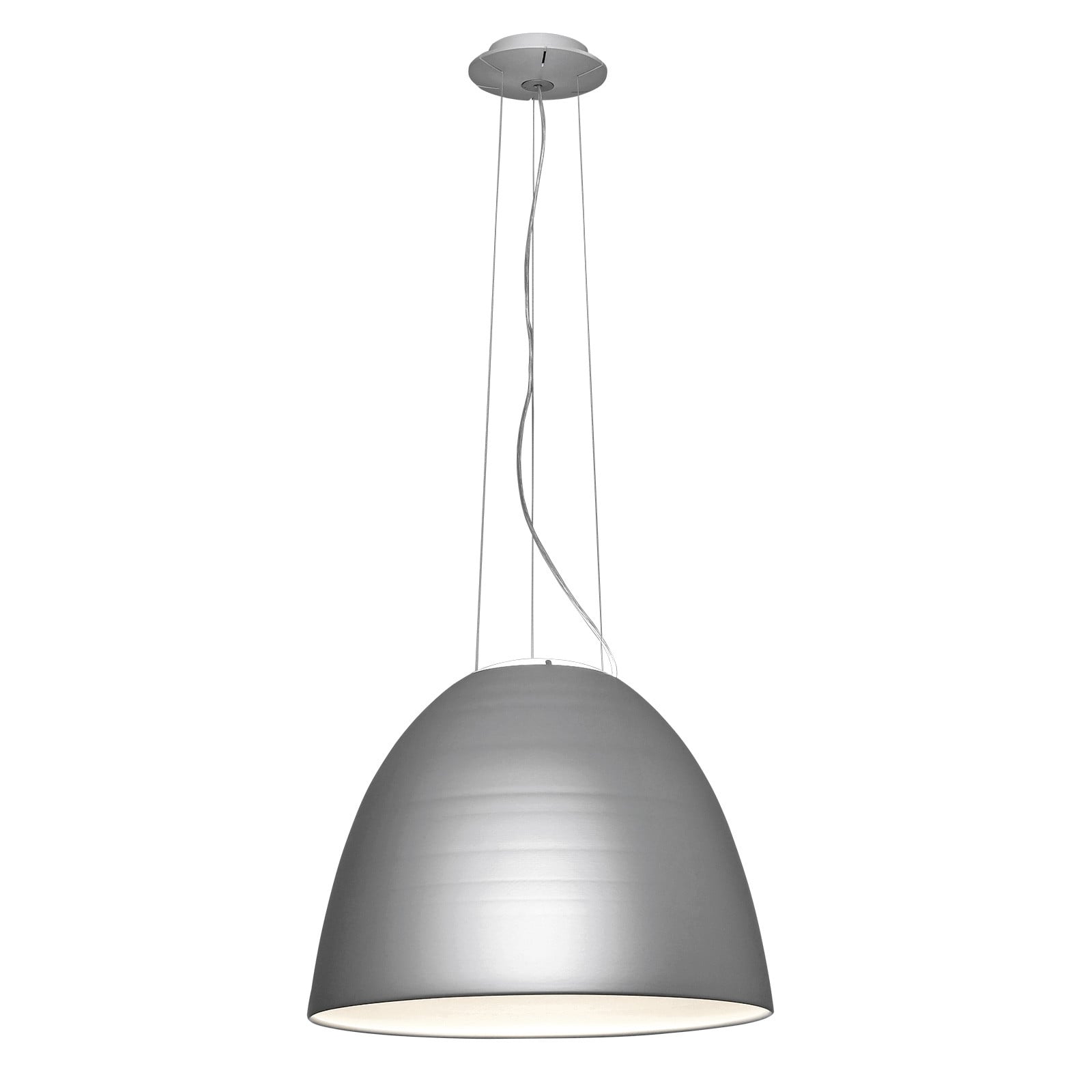 Artemide Nur 1618 lampa wisząca LED metal szary