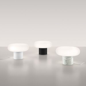 Artemide Itka lampa stołowa LED marmurowa stopa