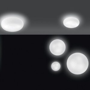 Lampa Ścienna Artemide Itka kinkiet szklany IP65 Ø 20 cm