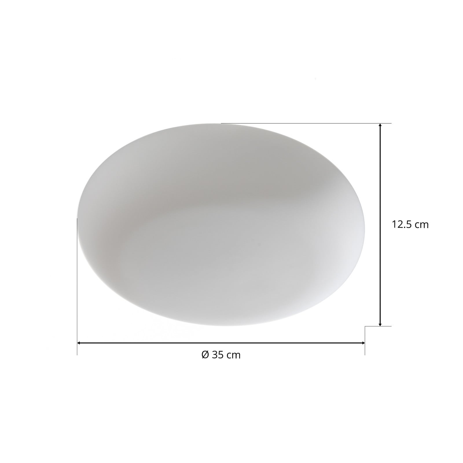 Lampa Ścienna Artemide Itka kinkiet szklany IP65 Ø 35 cm
