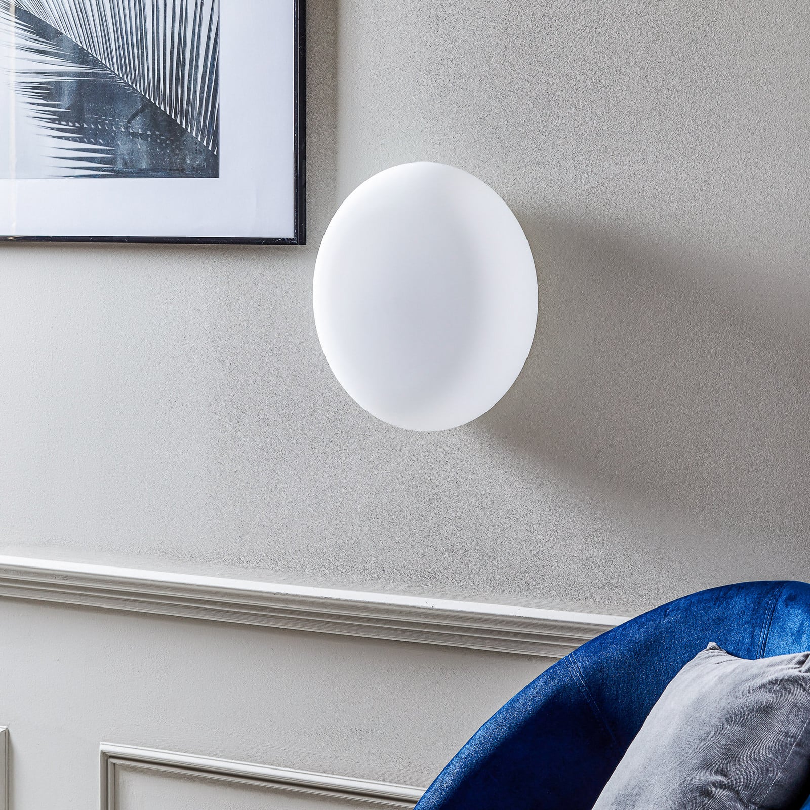 Lampa Ścienna Artemide Itka kinkiet szklany IP65 Ø 35 cm
