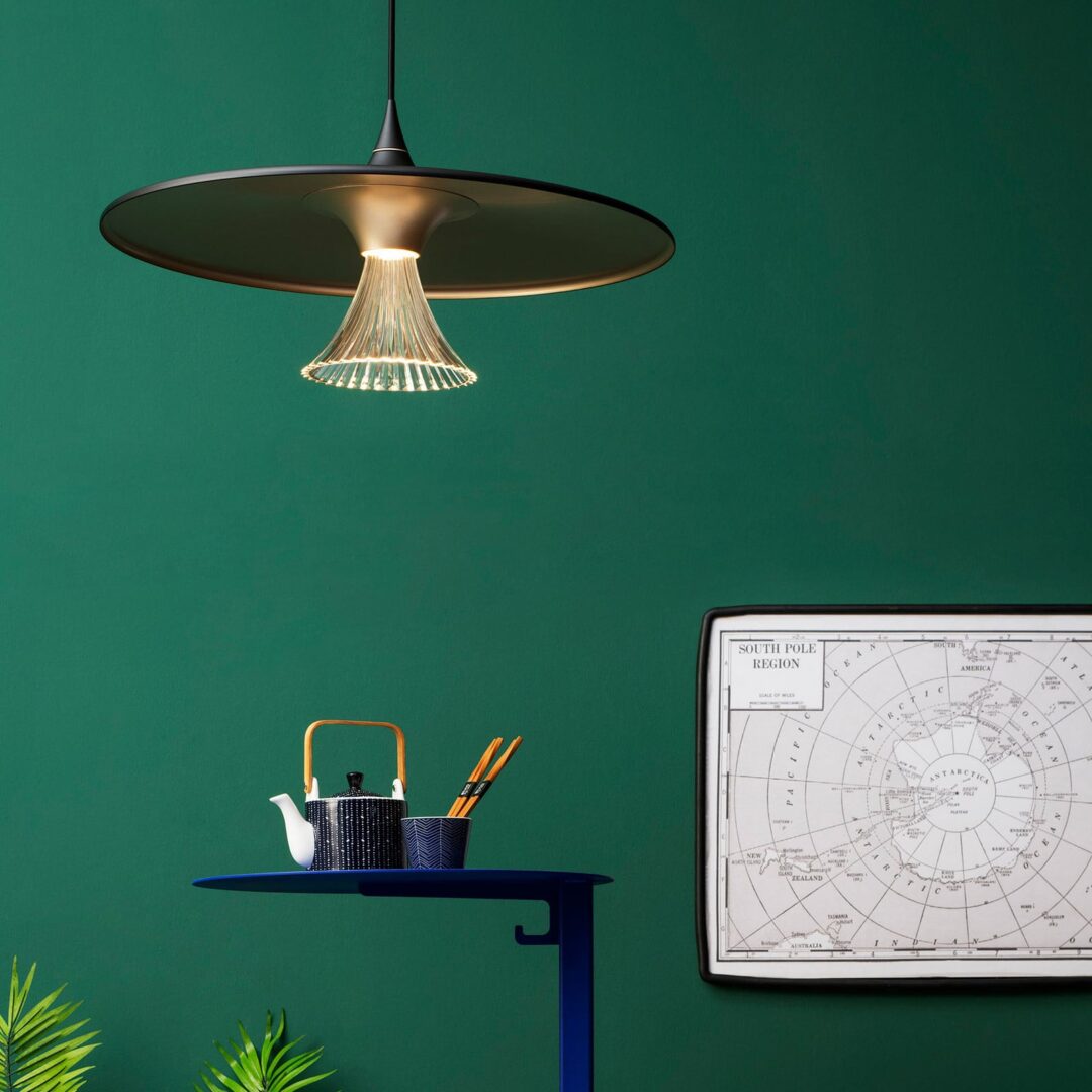 Artemide Ipno 1 Artemide Ipno lampa wisząca LED czarno-złota