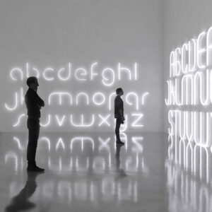 Artemide Alfabet światła ściana duża litera