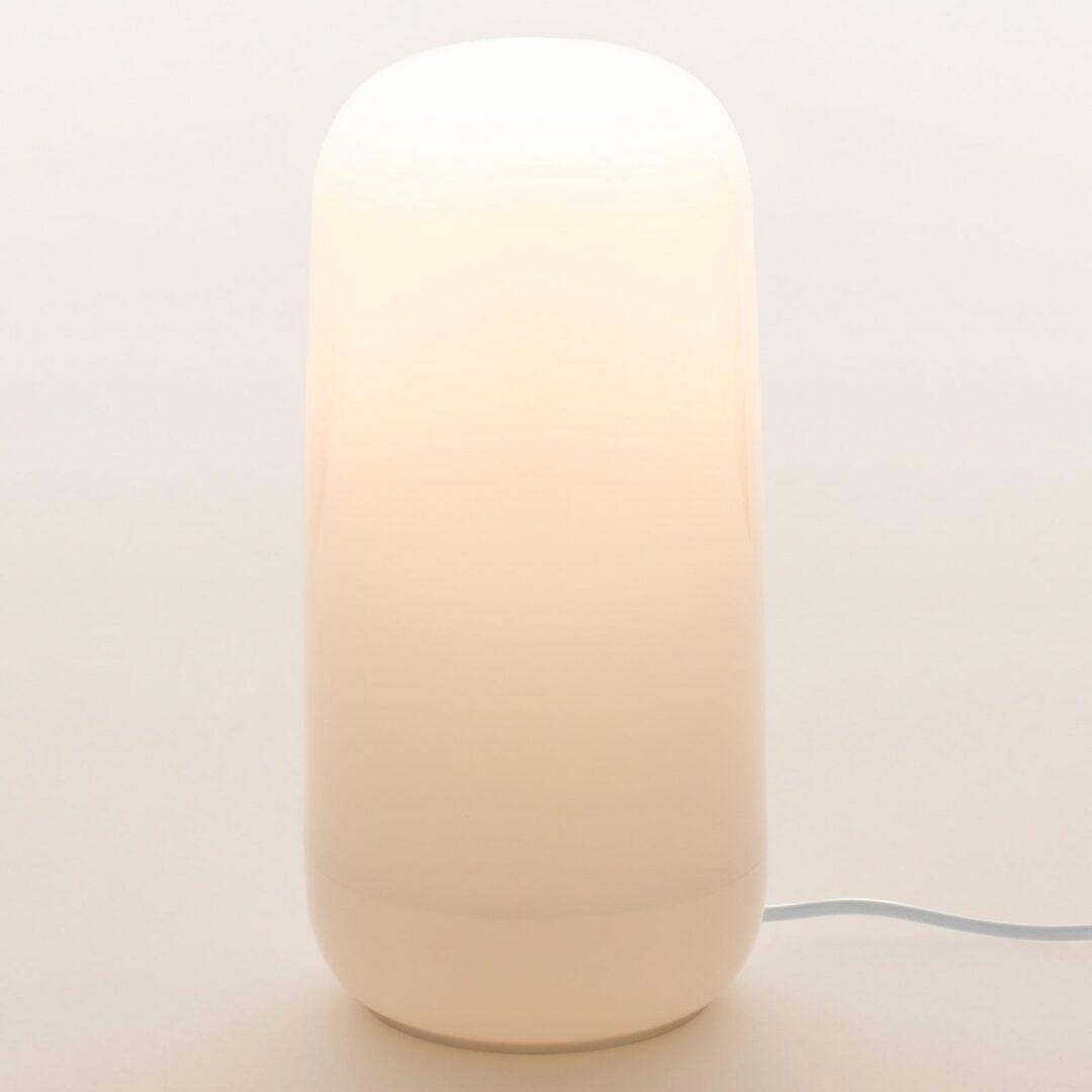 Artemide Gople lampa stołowa z wtyczką biała