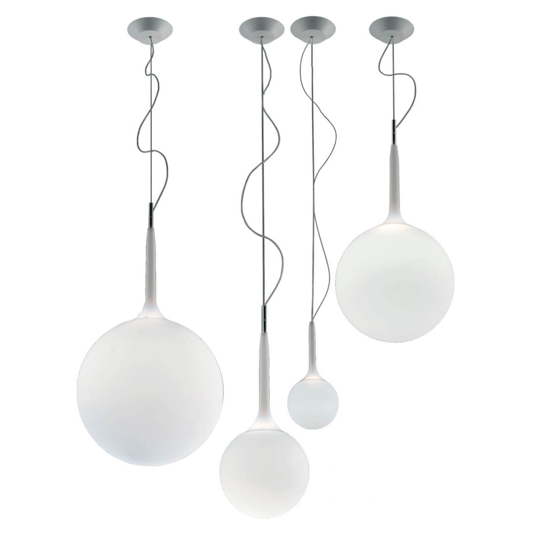 Lampa wisząca Artemide Castore ze szkła Ø 42 cm